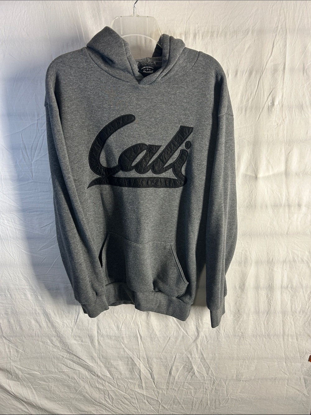 Original Deluxe Gray 'Cali' Pullover Hoodie